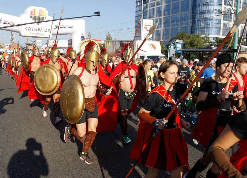 Running. Silesia Marathon. 04.10.2015