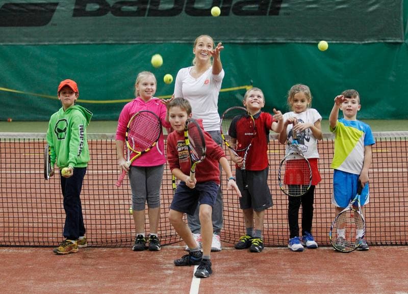 Tennis. Poland national team. Training. 28.11.2014
