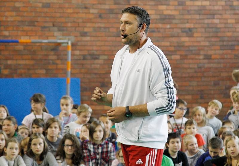 Football. Sosnowiec. Press Conference. 07.10.2015