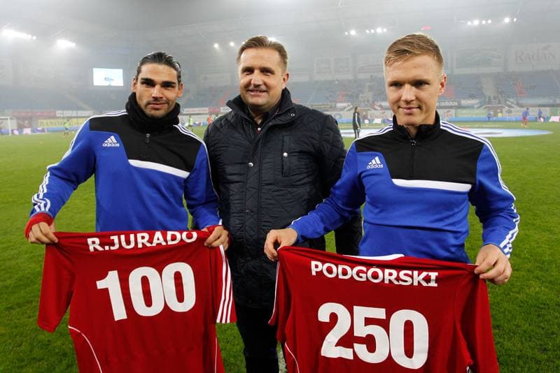 Football. T-Mobile Ekstraklasa. Piast Gliwice - Gornik Leczna. 07.11.2014