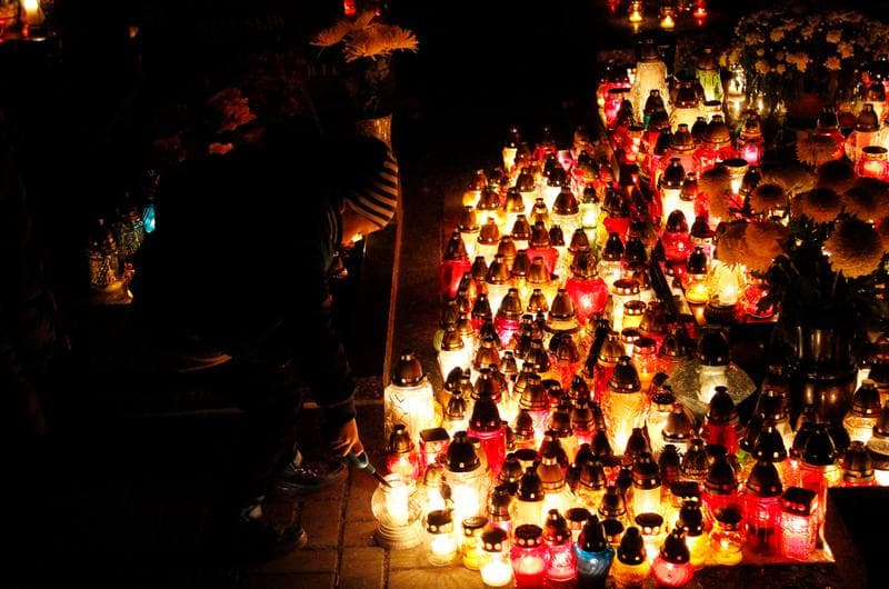 All Saints' Day. Tychy. 01.11.2015