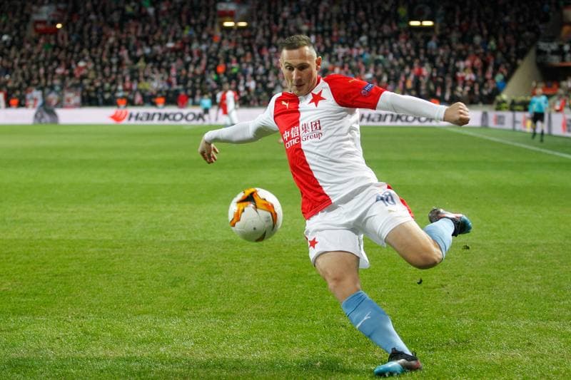Football. UEFA Europa League. Slavia Prague - Sevilla FC. 14.03.2019