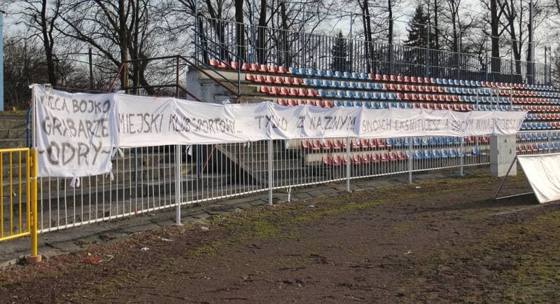Football. I liga. Odra Wodzislaw Slaski - Warta Poznan. 12.03.2011