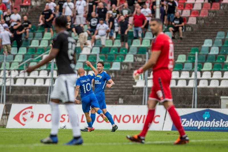 Football. Fortuna I Liga. Zaglebie Sosnowiec - Puszcza Niepolomice. 12.09.2021