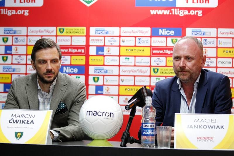 Football. GKS Katowice. Press Conference. 21.06.2018