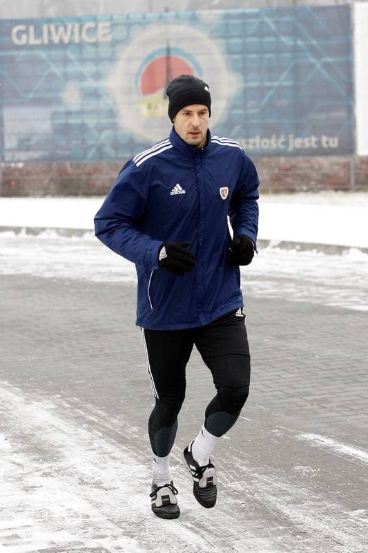 Football. Piast Gliwice. Training. 07.01.2016