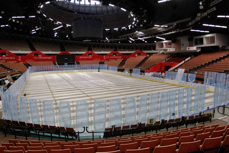 Ice Hockey. Spodek Arena. Press Conference. 28.01.2016