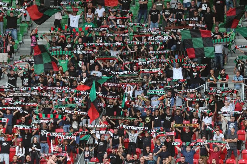 Football. Fortuna I Liga. GKS Tychy - Bruk-Bet Termalica Nieciecza. 11.08.2018