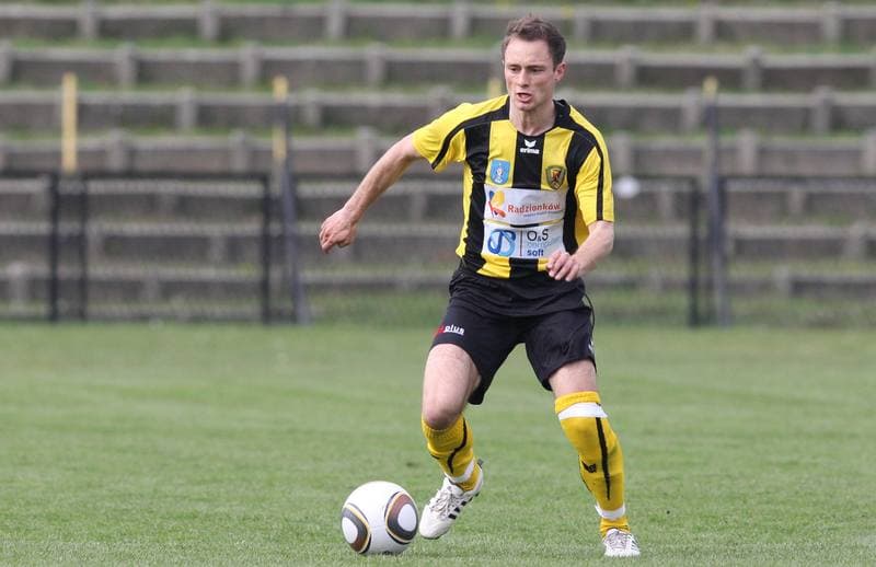 Football. Podbeskidzie Bielsko-Biala. Ruch Radzionkow - Odra Wodzislaw Slaski. 19.04.2011