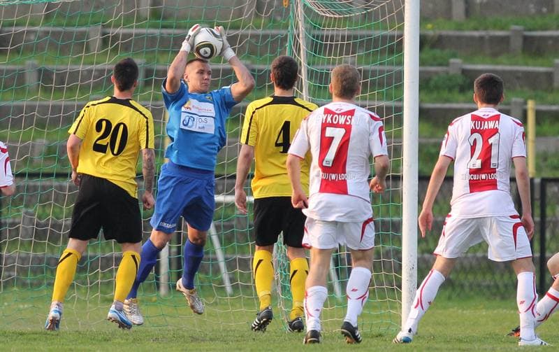 Football. Bytom I liga. Ruch Radzionkow - LKS Lodz. 29.04.2011