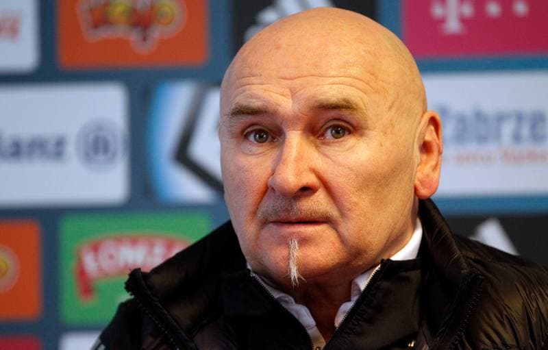 Football. Gornik Zabrze. Press Conference. 10.03.2016