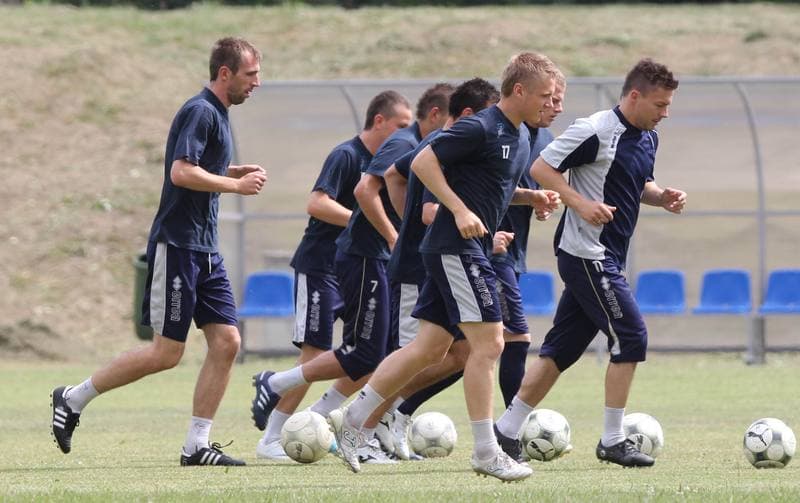 Football. Piast Gliwice. Training. 22.06.2011