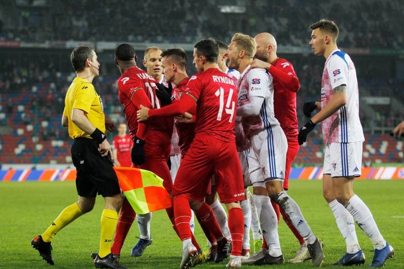 Football. Lotto Ekstraklasa. Gornik Zabrze - Zaglebie Sosnowiec. 23.02.2019