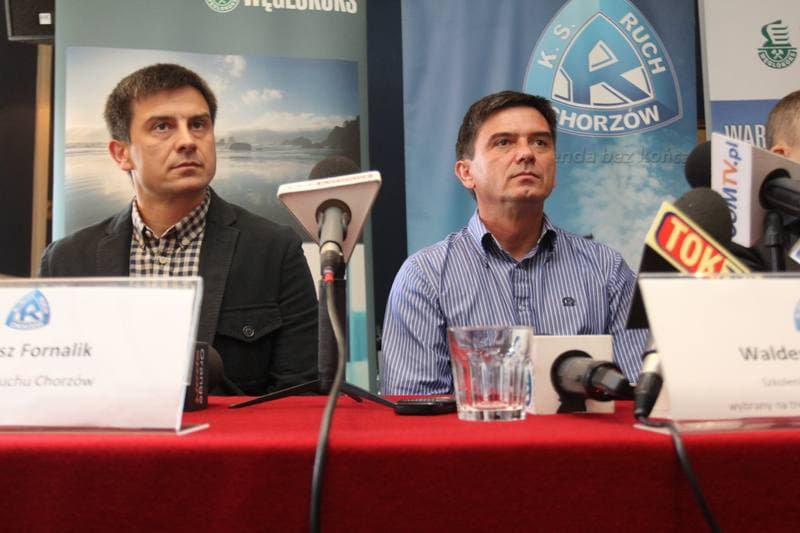 Football. Ruch Chorzow. Press Conference. 12.07.2012