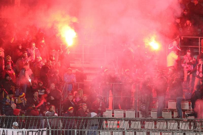 Football. Het Liga. Sigma Olomouc - Sparta Prague. 26.11.2017