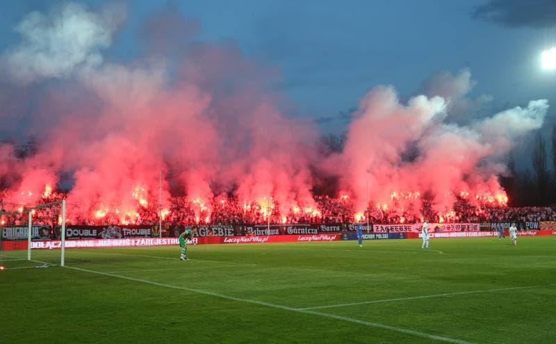 Football. Polish Cup. Zaglebie Sosnowiec - Lech Poznan. 05.04.2016