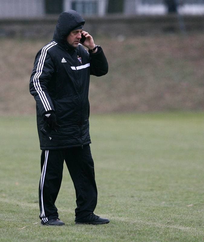 Football. Gornik Zabrze. Training. 07.01.2016