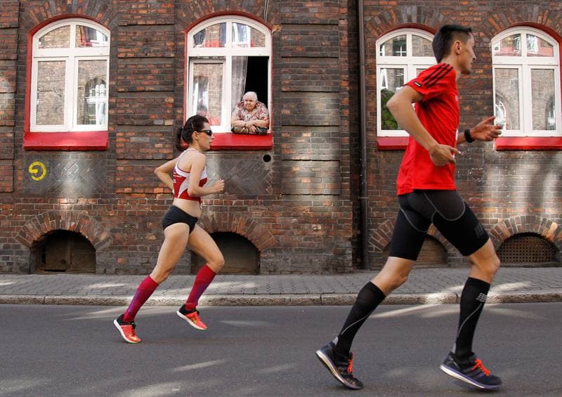 Running. Silesia Marathon. 04.10.2015
