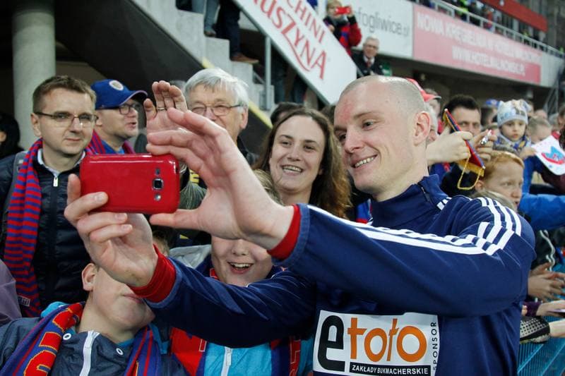 Football. Ekstraklasa. Piast Gliwice - Pogon Szczecin. 01.05.2016