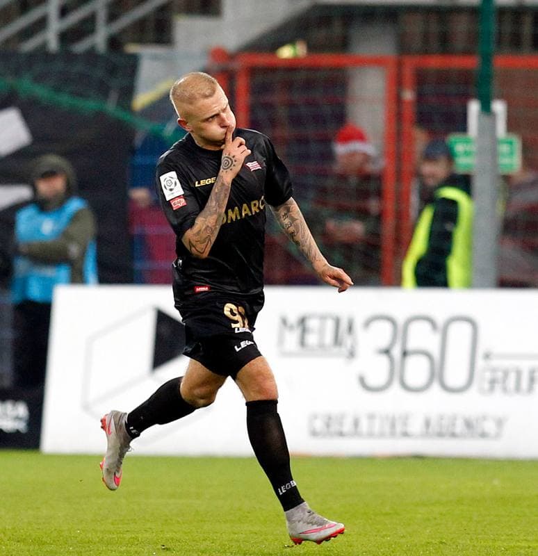 Football. PKO BP Ekstraklasa. Piast Gliwice - Cracovia Krakow. 05.12.2015