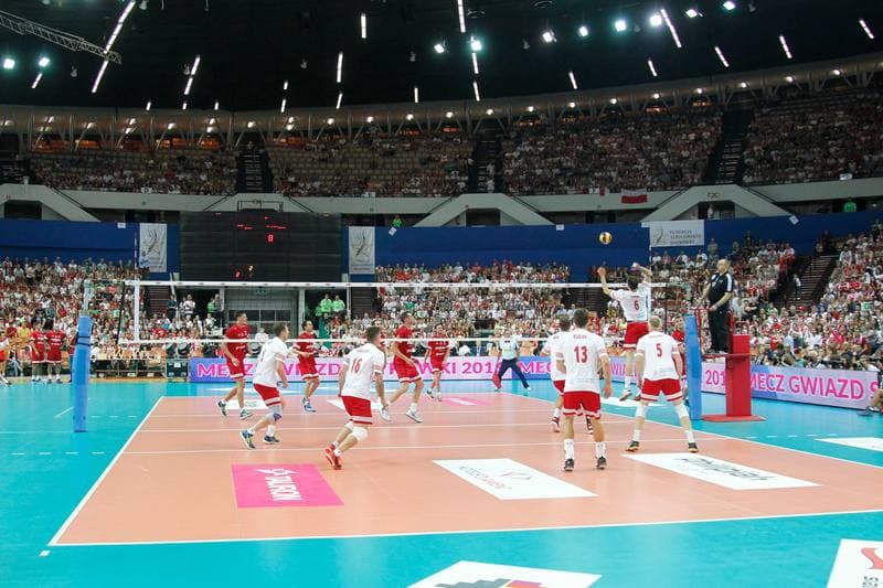 Volleyball. Siatkowka. Team 1 - Team 2. 11.09.2016