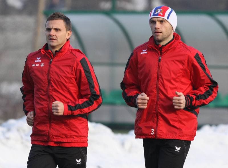 Football. Gornik Zabrze. Training. 11.01.2011