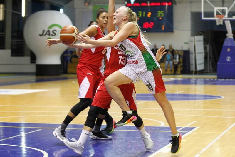 Basketball. Women Basket Liga. JAS-FBG Zaglebie Sosnowiec - Wisla Can-Pack Krakow. 27.11.2016