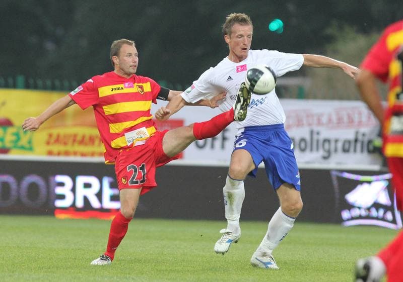 Football. T-Mobile Ekstraklasa. Podbeskidzie Bielsko-Biala - Jagiellonia Bialystok. 01.08.2011