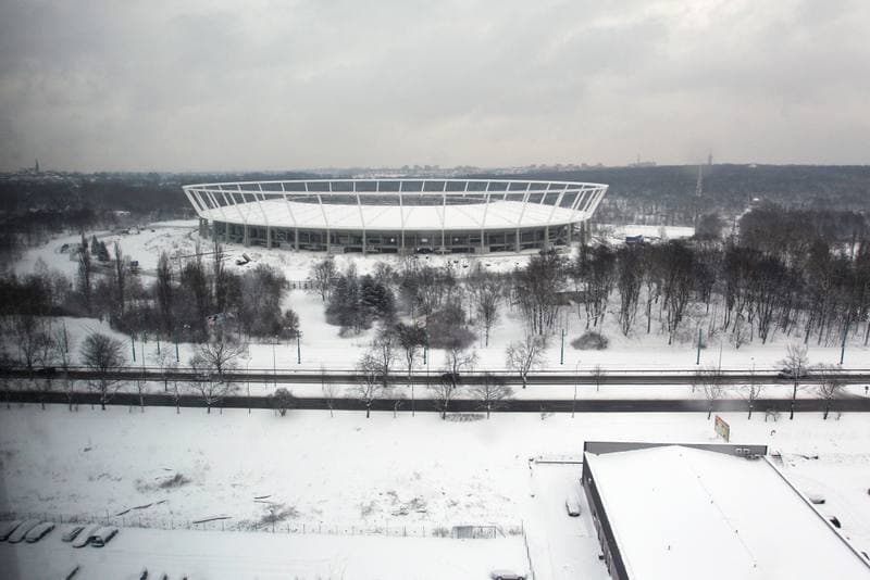 Football. Stadion Slaski. Press Conference. 04.01.2017