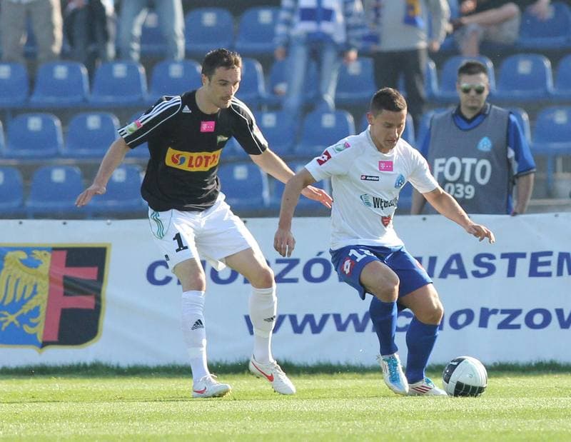 Football. T-Mobile Ekstraklasa. Ruch Chorzow - Lechia Gdansk. 06.05.2012