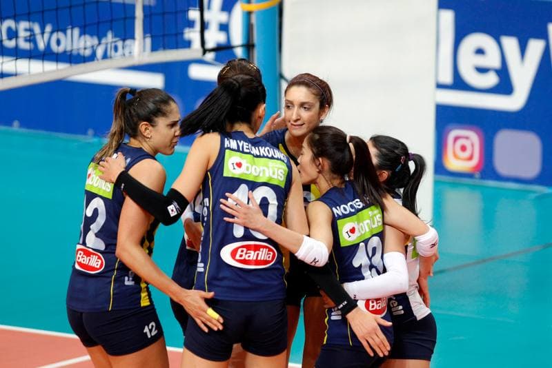 Volleyball. CEV Champions League. MKS Dabrowa Gornicza - Fenerbahce SK. 25.01.2017