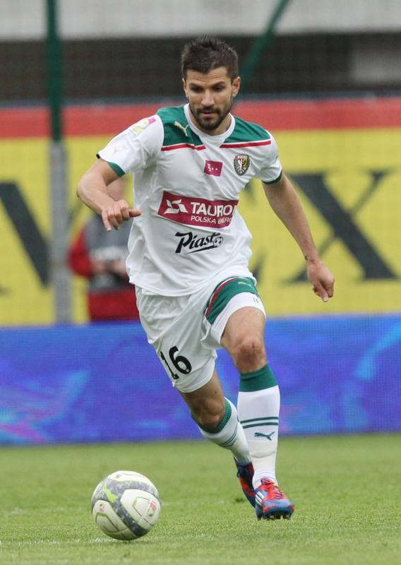 Football. T-Mobile Ekstraklasa. Piast Gliwice - Slask Wroclaw. 12.05.2013