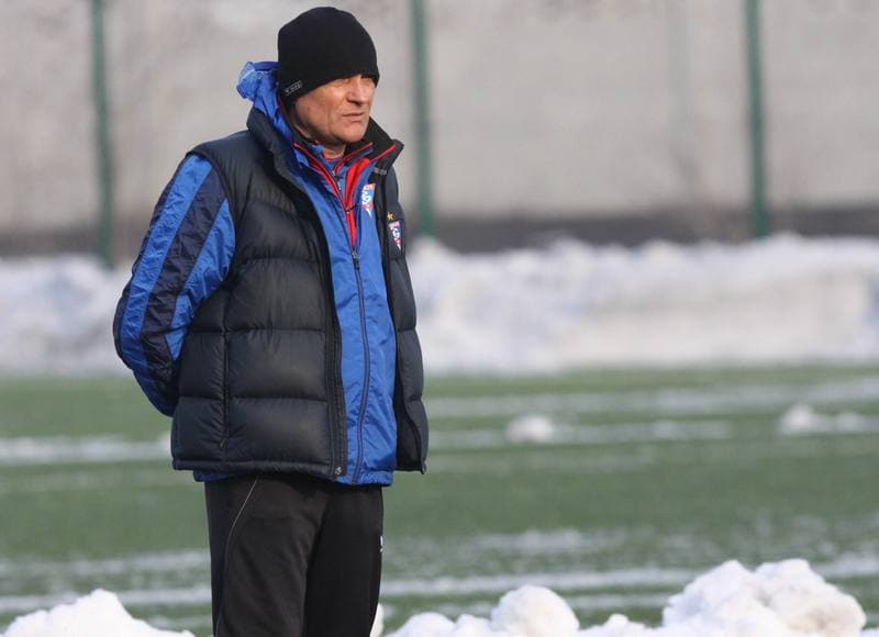 Football. Gornik Zabrze. Training. 11.01.2011