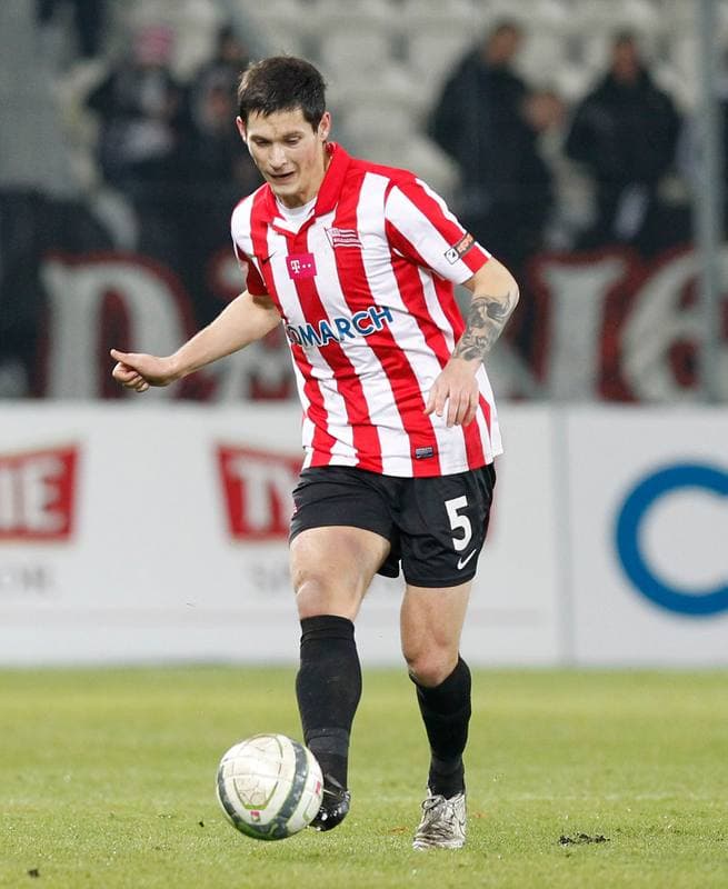 Football. T-Mobile Ekstraklasa. Cracovia Krakow - Zaglebie Lubin. 09.12.2013