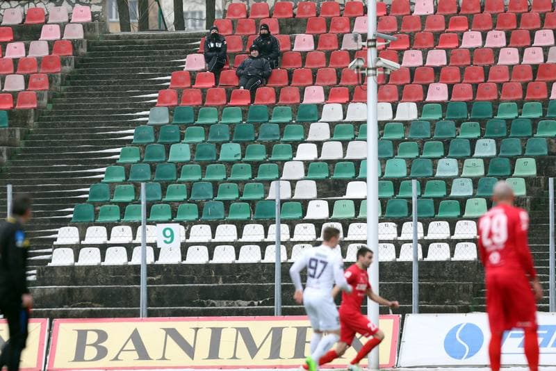 Football. Zaglebie Sosnowiec. Internal Game. 18.02.2017