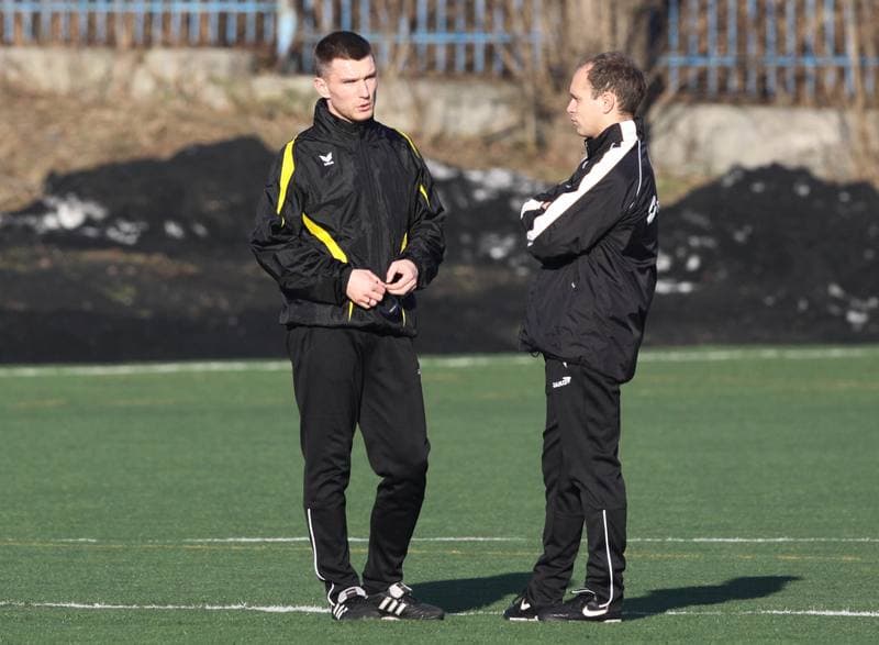 Football. Ruch Radzionkow. Training. 17.01.2011