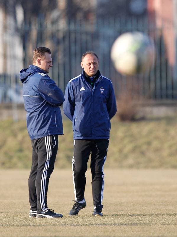 Football. Gornik Zabrze. Training. 07.01.2016