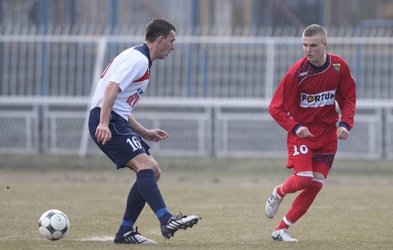Football. I liga. Piast Gliwice - Odra Wodzislaw Slaski. 05.03.2011