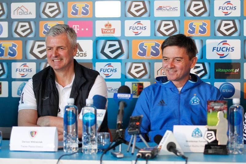 Football. Ruch Chorzow. Press Conference. 31.03.2017