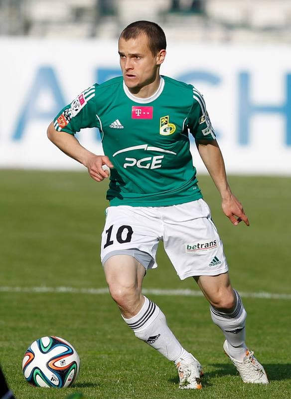 Football. T-Mobile Ekstraklasa. Cracovia Krakow - GKS Belchatow. 10.05.2015