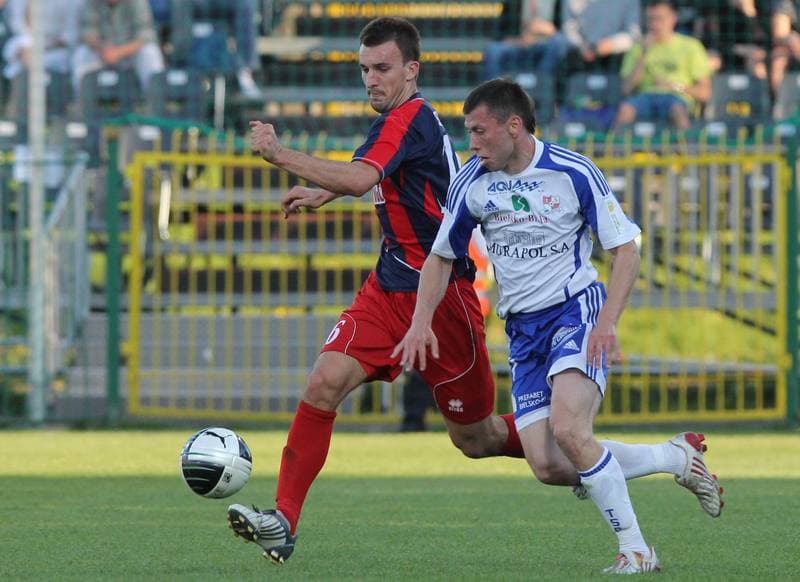 Football. I liga. Podbeskidzie Bielsko-Biala - Piast Gliwice. 11.05.2011