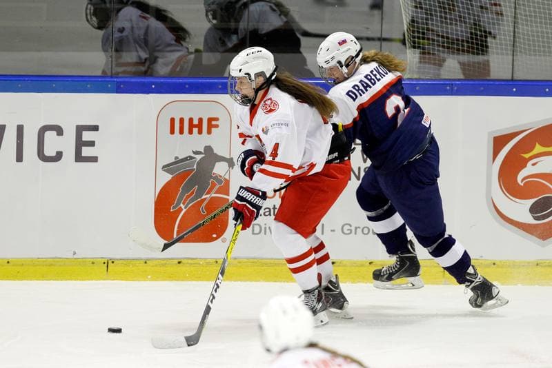 Ice Hockey. Women's World Championship. Poland - Slovakia. 08.04.2017