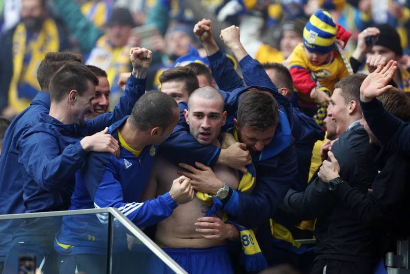 Football. Polish Cup. Lech Poznan - Arka Gdynia. 02.05.2017