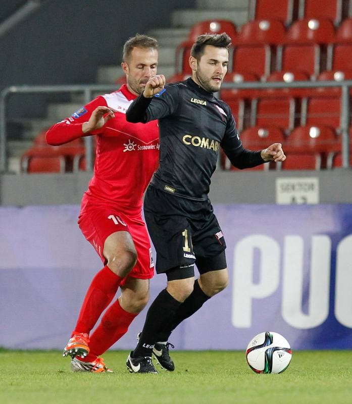 Football. Polish Cup. Cracovia Krakow - Zaglebie Sosnowiec. 19.11.2015