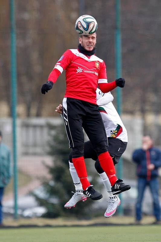 Football. Sparing. Zaglebie Sosnowiec - GKS Tychy. 27.01.2016
