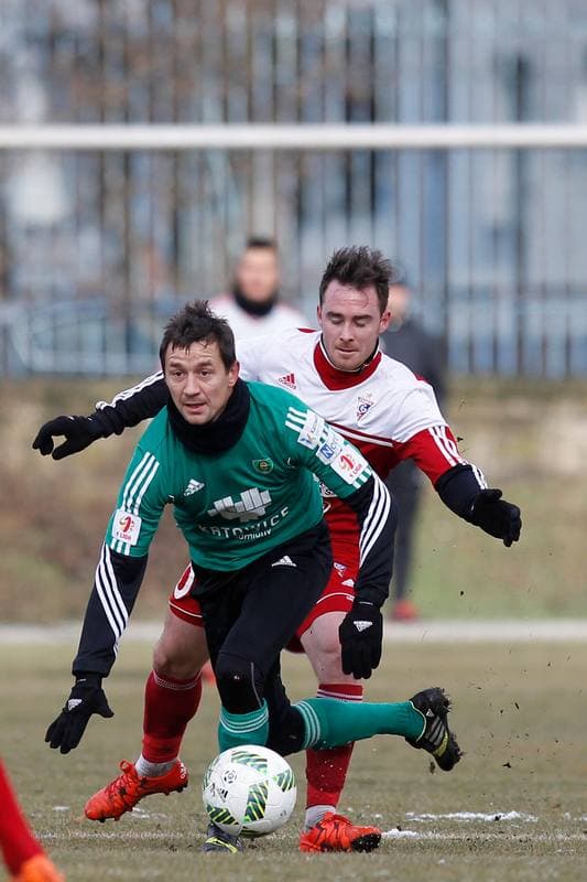 Football. Sparing. Gornik Zabrze - GKS Katowice. 05.02.2016