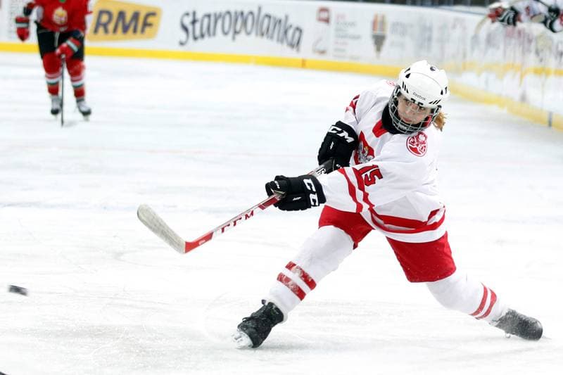 Ice Hockey. Women's Friendly Match. Poland - Hungary. 05.02.2016