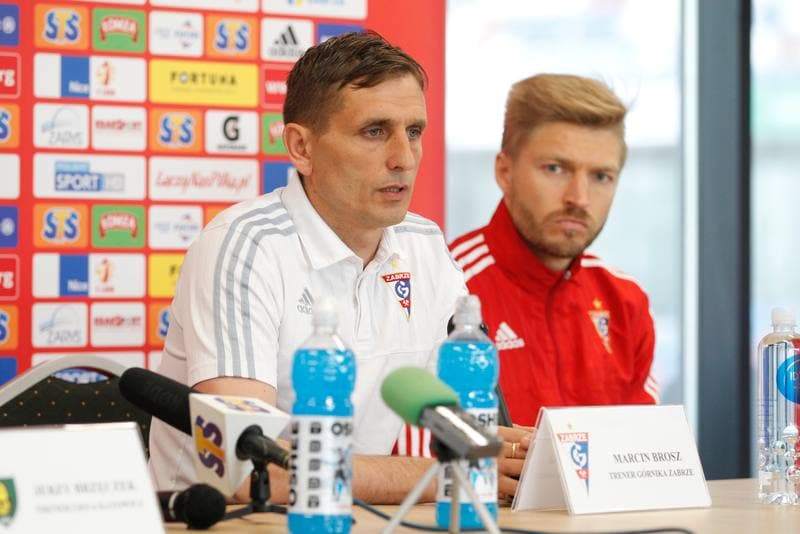 Football. Gornik Zabrze. Press Conference. 15.05.2017