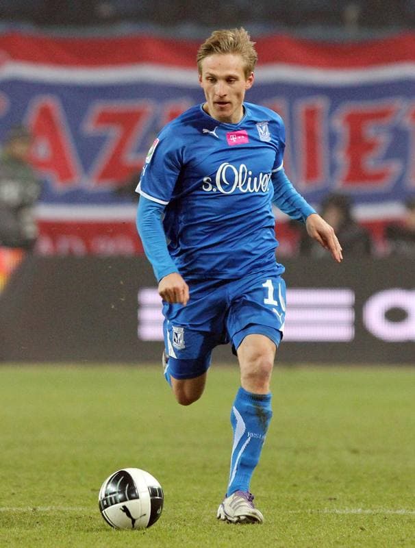 Football. T-Mobile Ekstraklasa. Wisla Krakow - Lech Poznan. 09.03.2012