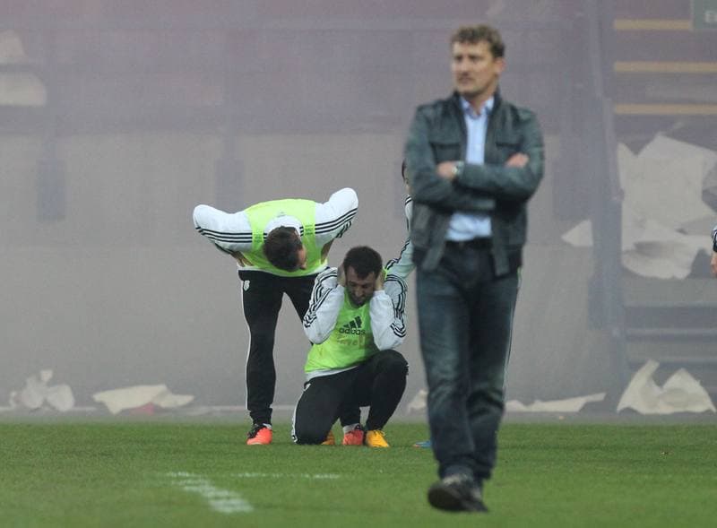 Football. T-mobile Ekstraklasa. Wisla Krakow - Legia Warsaw. 13.04.2013